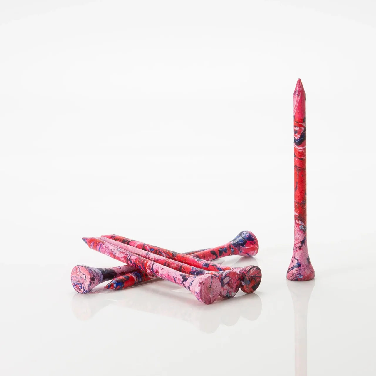 Pride Sports Splatter Blue/Red Golf Tees
