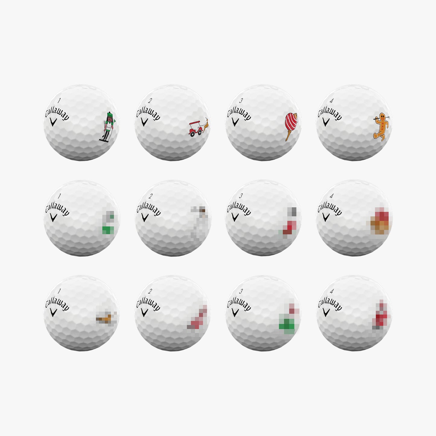 Callaway Supersoft 12-Day Advent Calendar Golf Balls