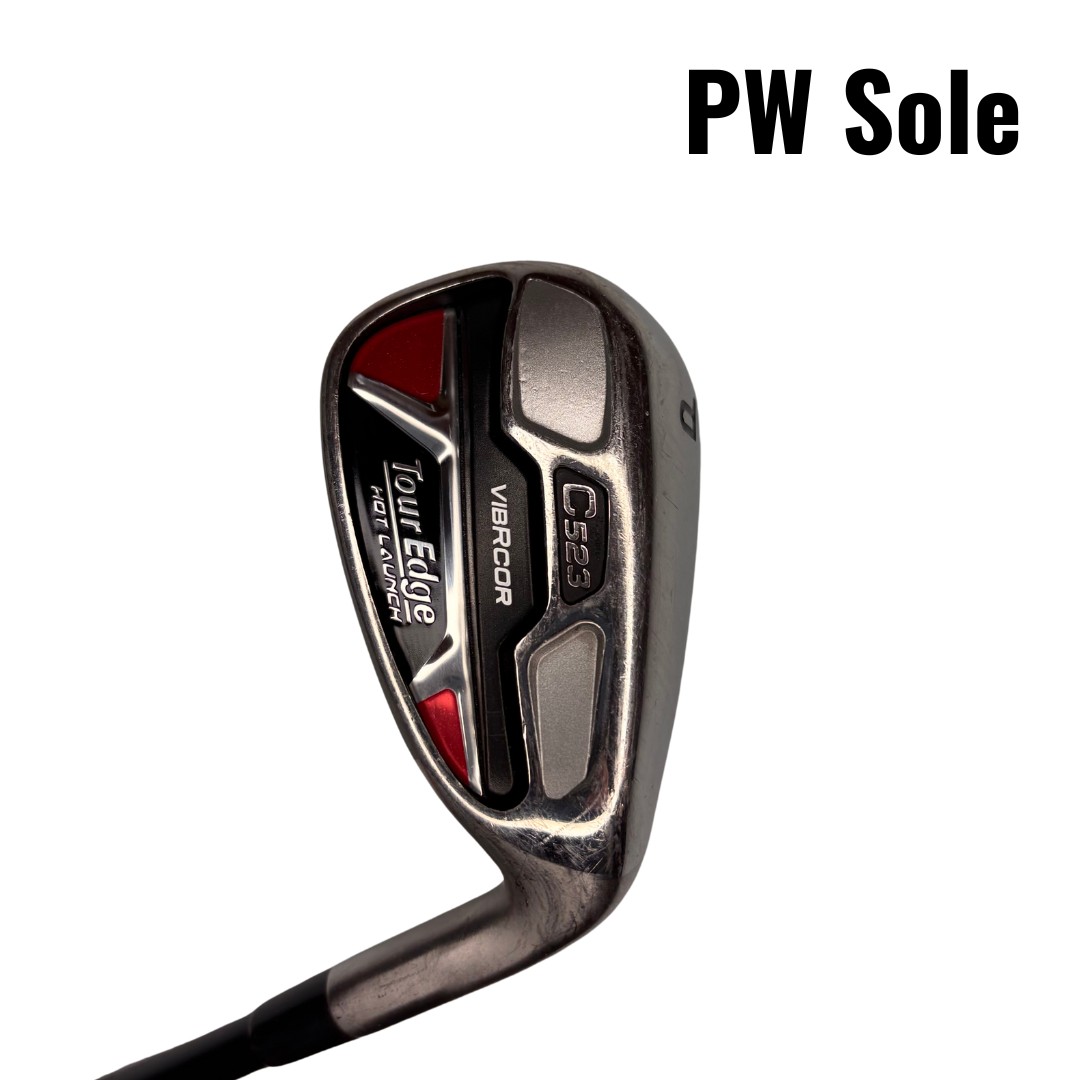 Tour Edge Hot Launch C523 Irons (4-9, PW, AW, A-Flex, Pre-Owned)