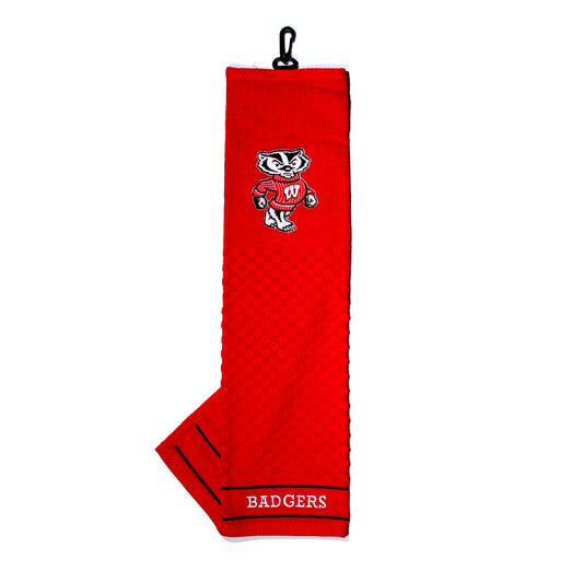 Team Golf Embroidered Towel (Wisconsin Badgers)