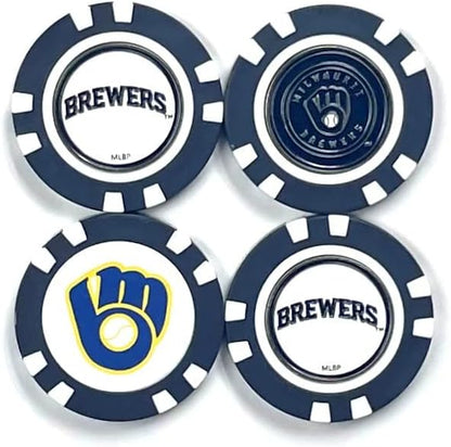 MLB Poker Chip Ball Marker