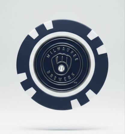 MLB Poker Chip Ball Marker