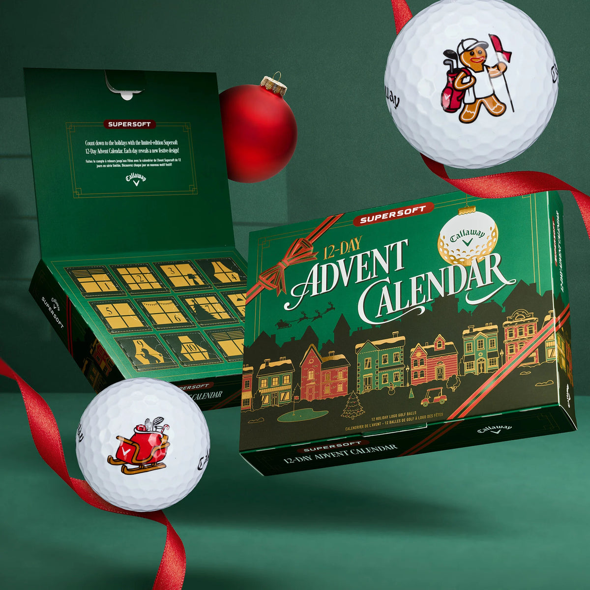 Callaway Supersoft 12-Day Advent Calendar Golf Balls