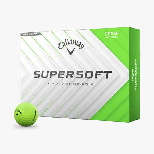 Callaway Supersoft Matte Green Golf Balls