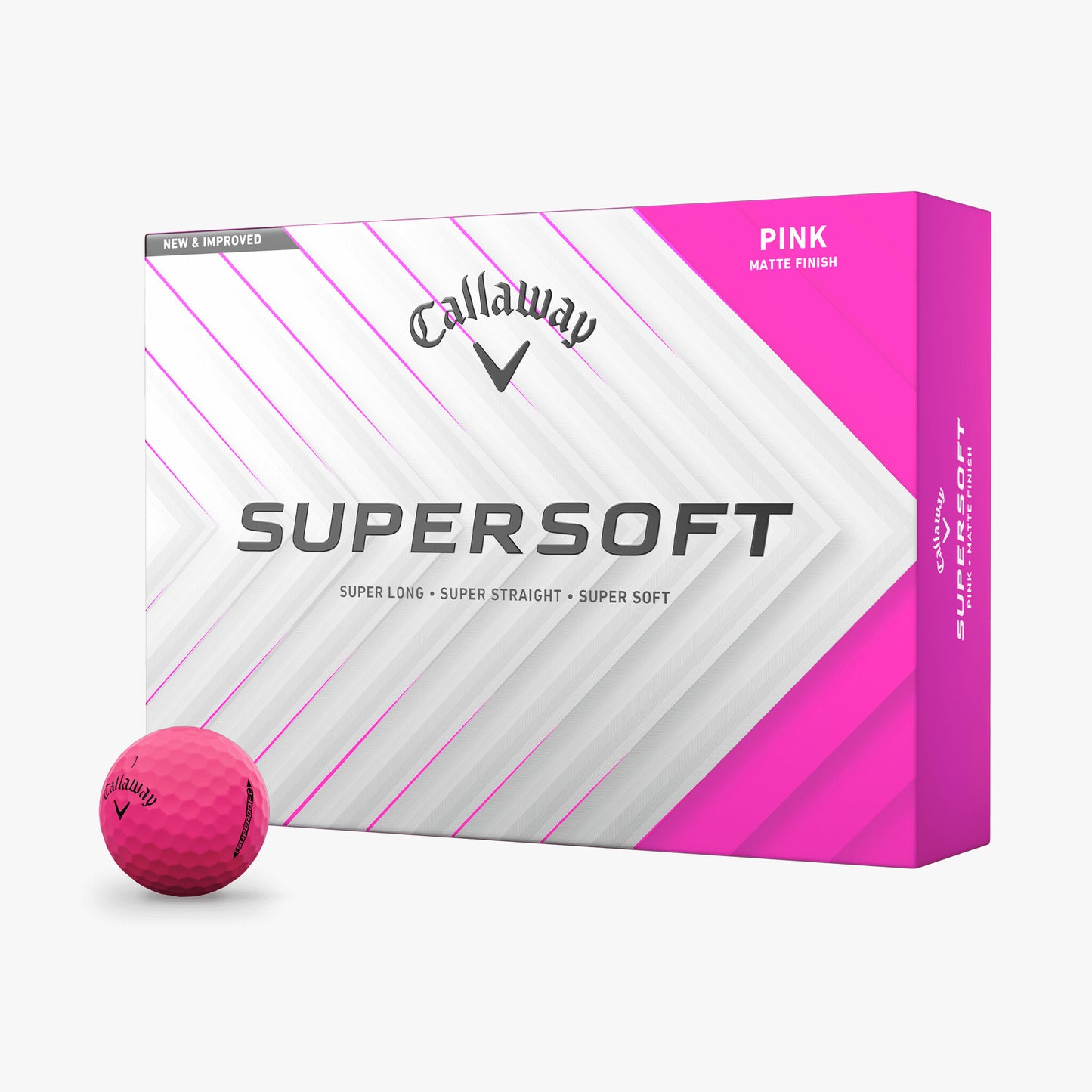 Callaway Supersoft Matte Pink Golf Balls