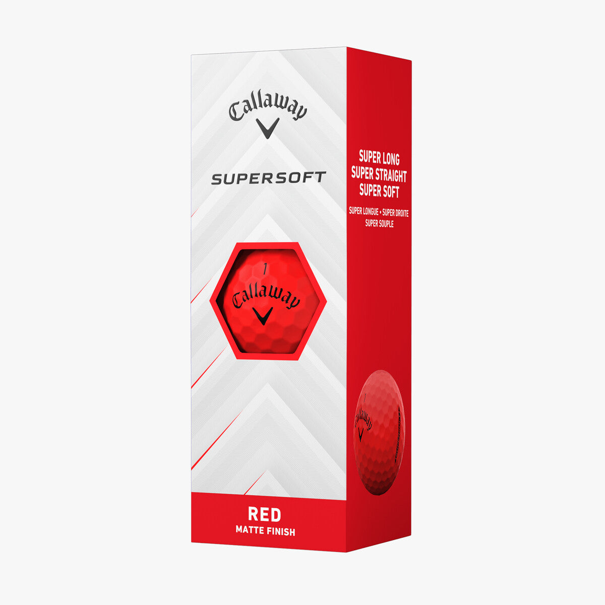 Callaway Supersoft Matte Red Golf Balls