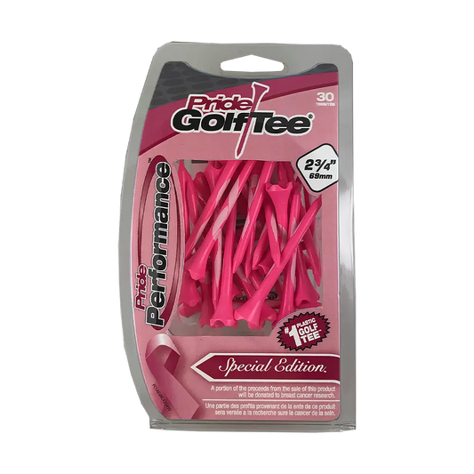 Pride Performance Breast Cancer Awareness Plastic Golf Tees