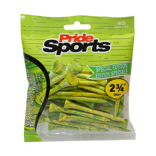Pride Sports Splatter Green/Yellow Golf Tees