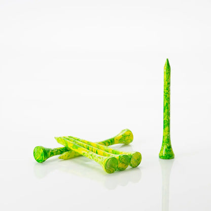 Pride Sports Splatter Green/Yellow Golf Tees