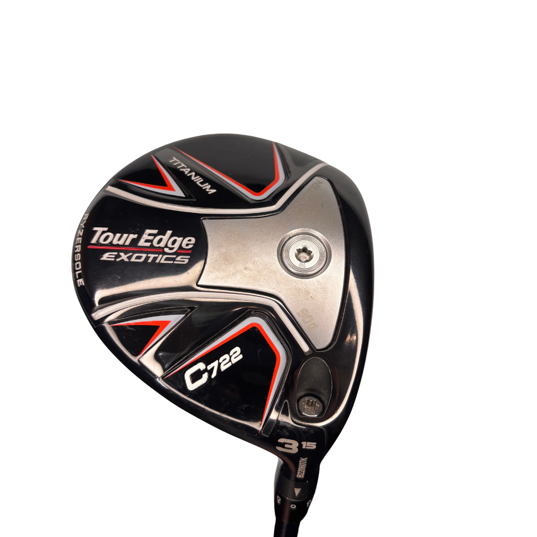 Tour Edge Exotics C722 3(15°) Fairway Wood (RH, Stiff Flex, Pre-Owned)