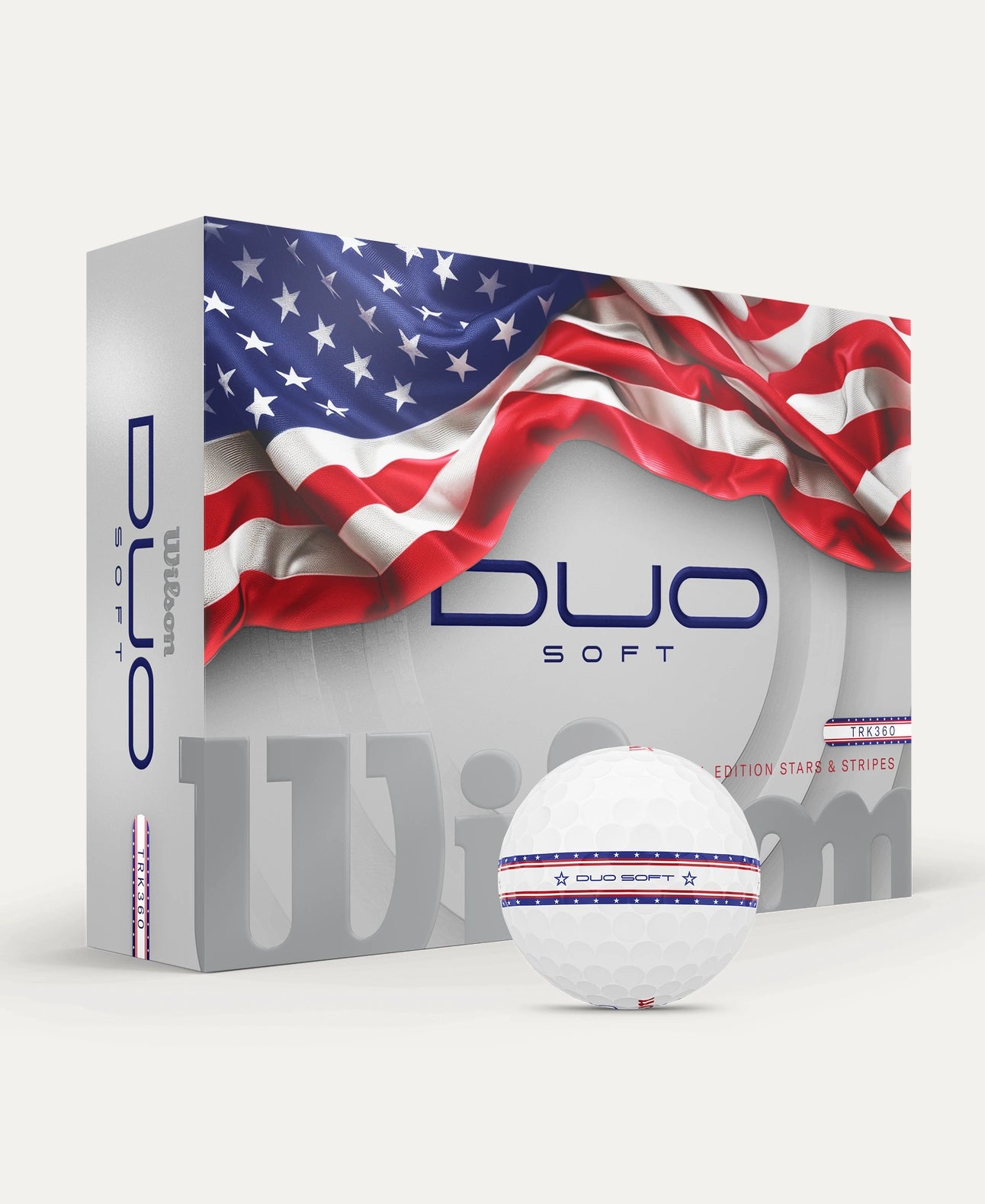 Wilson Staff Duo Soft Stars and Stripes Golf Balls